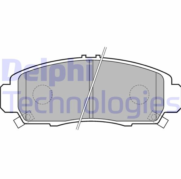 Delphi Fren Balatası Ön (148 mm) (Honda Jazz, Honda Logo)