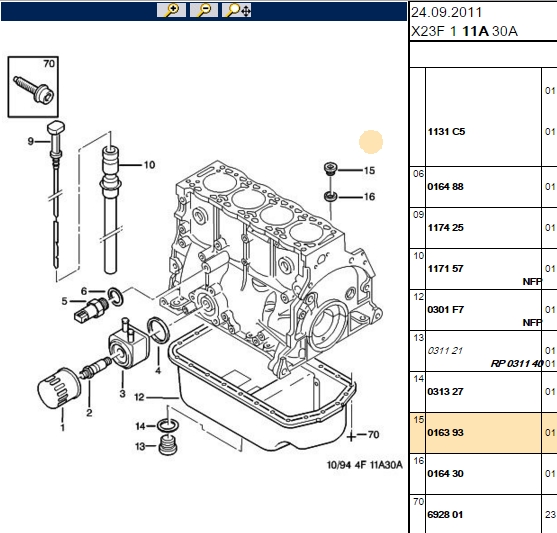 Karter Tapası (Peugeot P206, P207, P301, P307, P308, Partner Tepe)