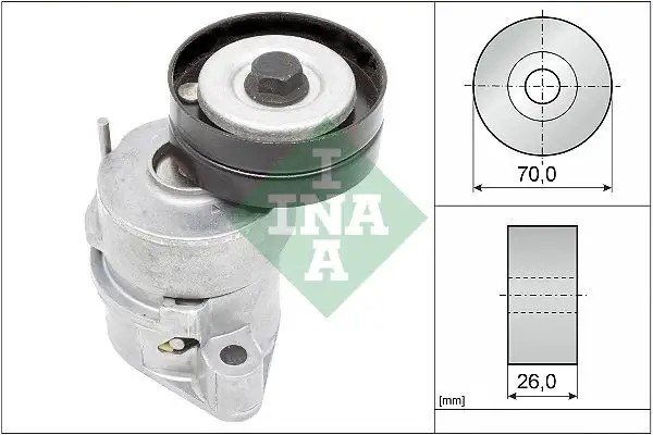 INA Opel Astra F ve Corsa B 1.4/1.6 Alternatör Gergi Rulmanı 70 mm