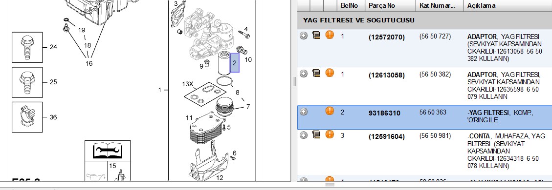 YAG FILTRESI Z28NET VECTRA C (5650363)