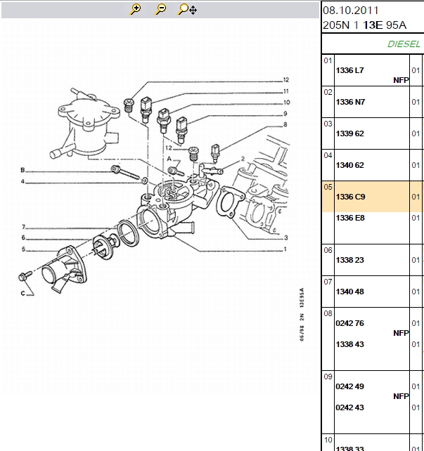 SU TANKI CIKIS BORUSU PARTNER-BERLINGO XUD9/DW8
