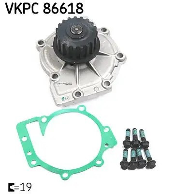 SKF Volvo S80 ve S40 1.6 1.8 2.0, Renault Laguna 2.0 N7Q700 Devirdaim Pompa 19 Diş Contalı