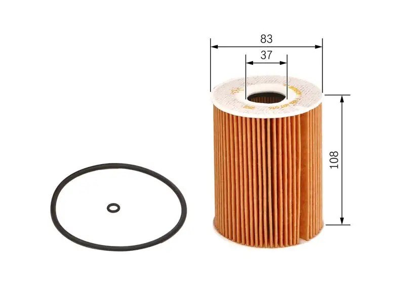 BOSCH Yağ Filtresi 83 mm Dış Çap, 108 mm Yükseklik