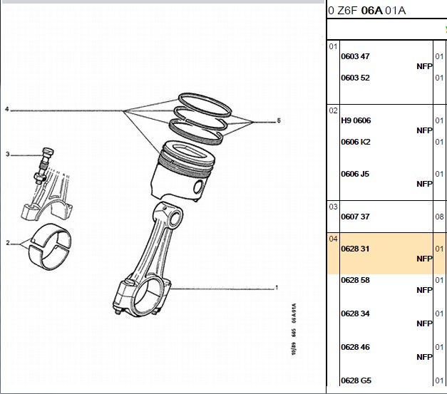 Mahle Piston 86,00 mm (Std) Peugeot 405 SRI 2,0 16V XU102C (7 mm Çukur)