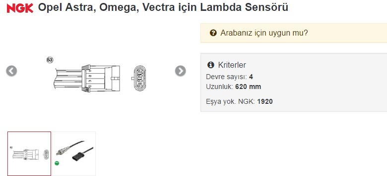 PSA Peugeot 407 2.0 Emme Basınç Sensörü 0261230058