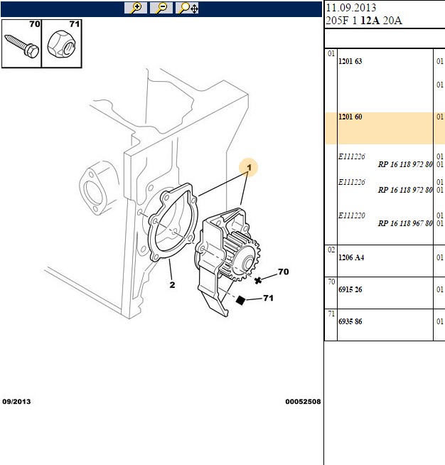 SU POMPASI PEUGEOT P205 I-II P305 II P306 P309 P405 1.9HDI XUD9