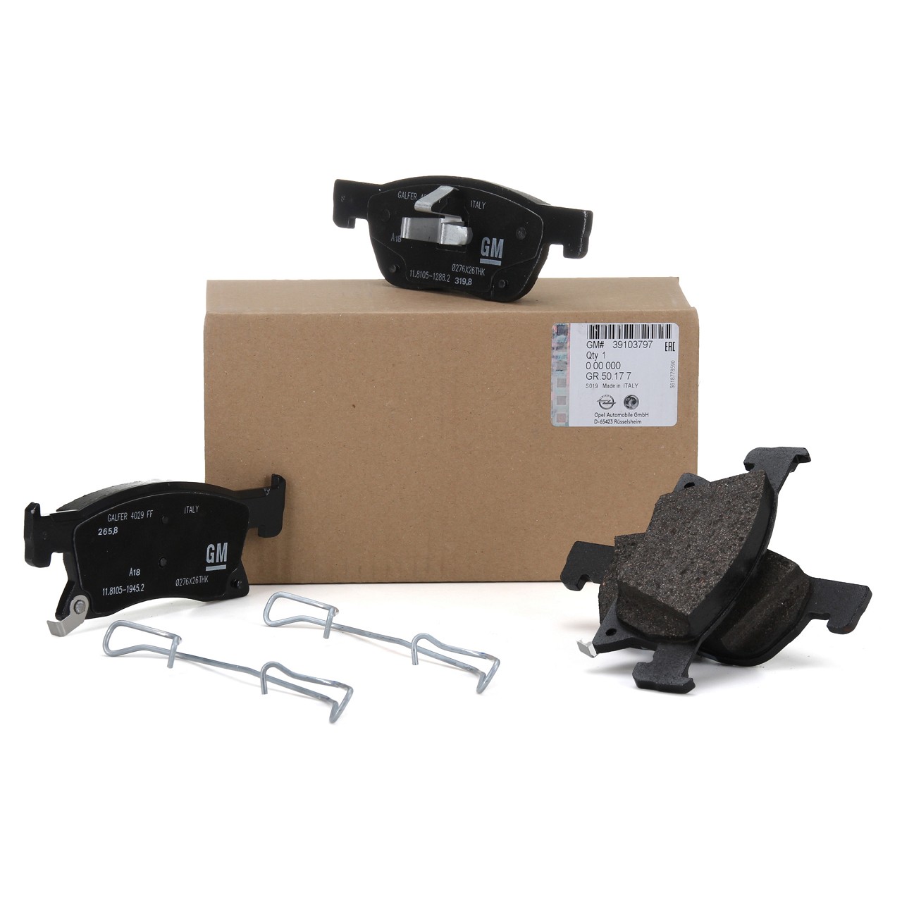 FEBI Opel Astra K 1.4 ve 1.6 Cdti Ön Fren Balatası 155 mm