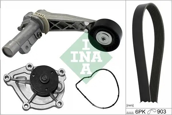 INA Peugeot 207 ve Citroen C4 V-Kayışı 529050430