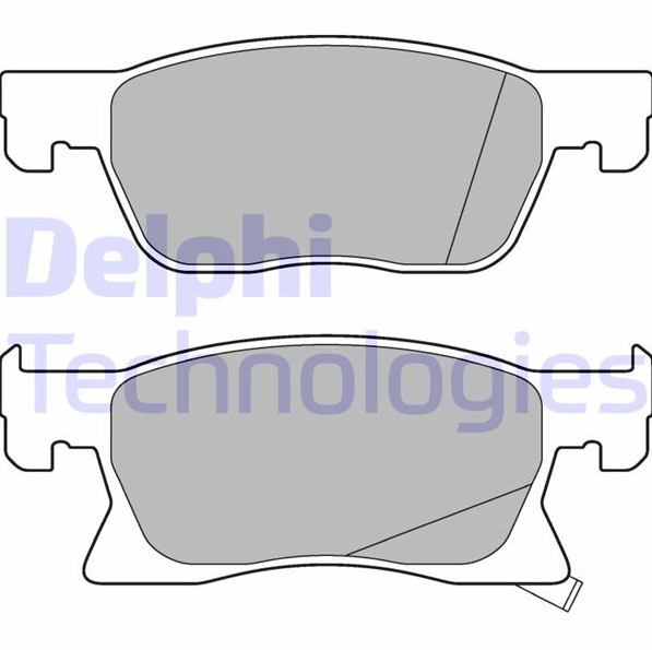 Delphi Ön Fren Balatası (Opel Astra K 15- Tamir Takım Kit)