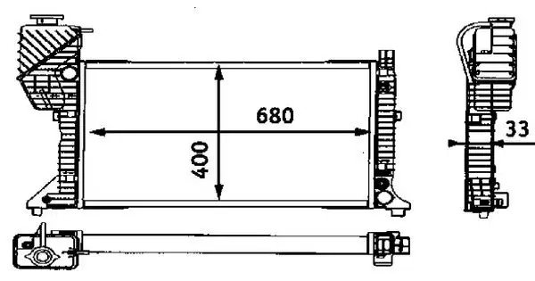 MAHLE Iveco Daily Su Radyatörü 9015003100