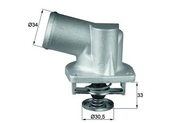 MAHLE Opel Astra F, Vectra B 1.6 X16XEL Ön Termostat 92 °C