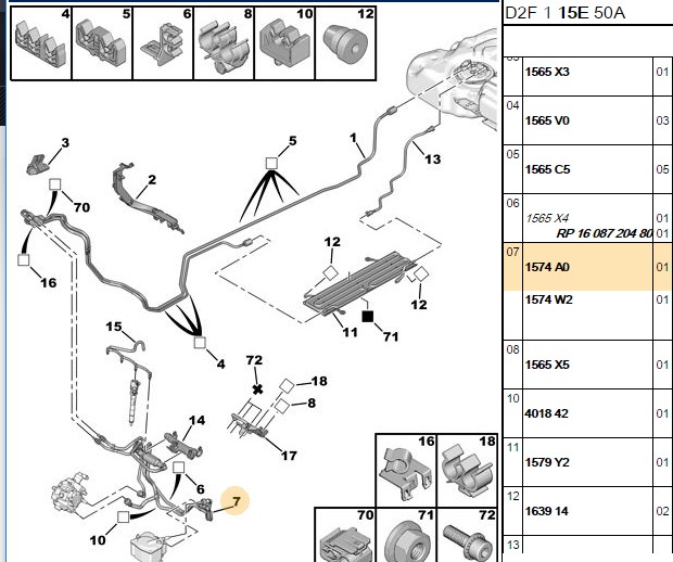 YAKIT HORTUMU  206 307 407 XSARA  DV6 MOTOR
