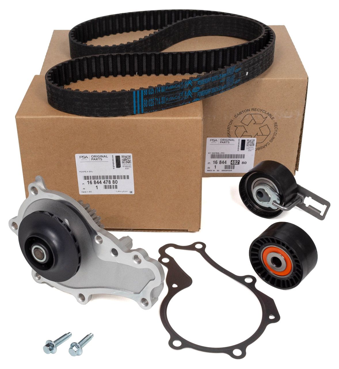Su Pompası + Triger Seti (PEUGEOT P208 P308 P3008 P508 P5008 P2008 PARTNER TEPE CITROEN BERLINGO III C3 III DS3 DS4 DS5 P301 C-ELYSEE 1.6 HDI MAZDA 2 MAZDA3 MITSUBISHI ASX FORD TRANSIT CONNECT C-MAX FOCUS 1.6 TDCI DV6C DV6DTED D4162T)