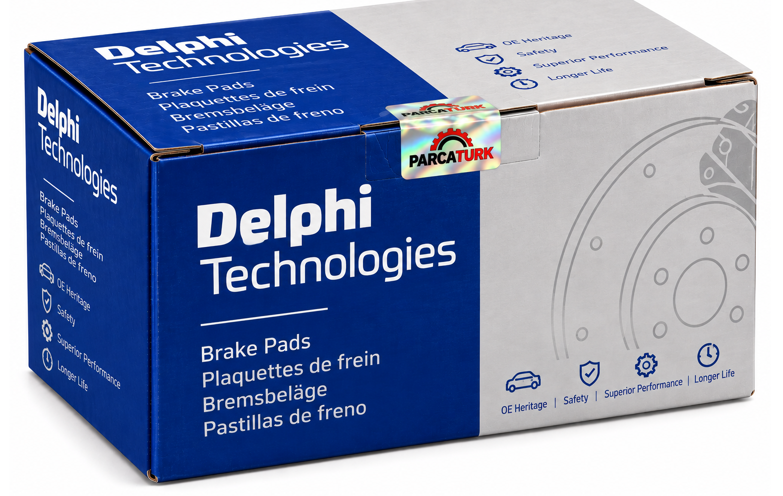 DELPHI Ön Fren Balatası Yaylı (Peugeot 206)