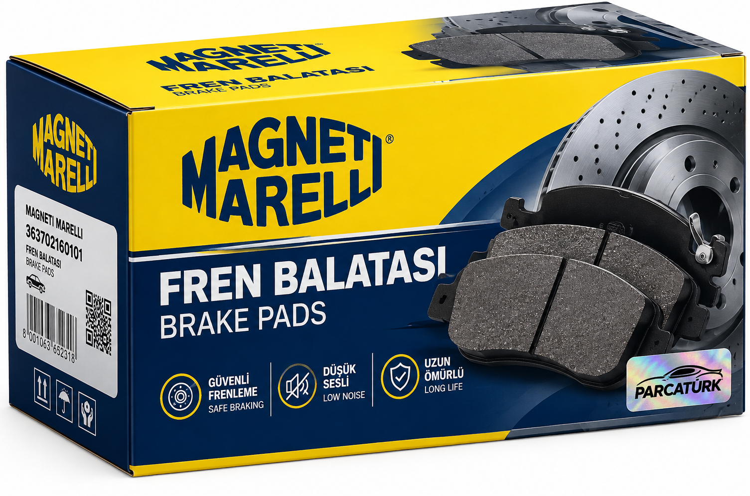 MAGNETI MARELLI Yeni Corolla Auris Ön Fren Balatası