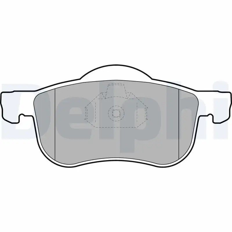 DELPHI Volvo S60 2.0T, S80 2.0, S60 D5 2.4 Ön Fren Balatası 156 mm