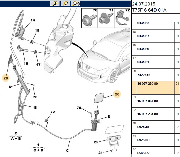 Far Fiskiye Kapağı (Peugeot RCZ)