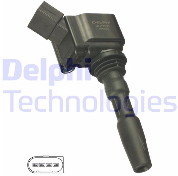 Delphi Ateşleme Bobini (Volkswagen Golf VII, Polo, Seat Leon, Skoda Octavia 1.2 TSI 1.4 TSI Audi A1 A3 1.4 TSI 12-)