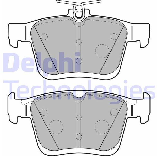 Delphi Arka Fren Balatası (123 mm)