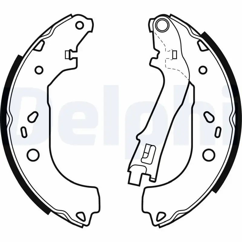 DELPHI Fiat Albea ve Doblo 1.3-1.9 Arka Fren Balatası 228x42 mm