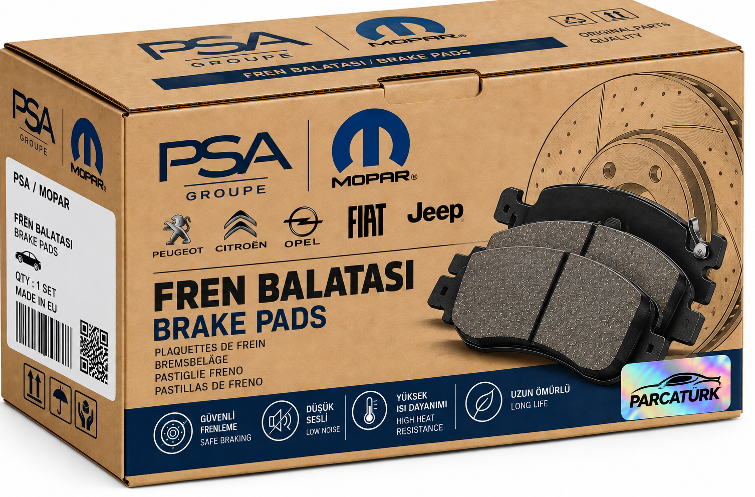 PSA Ön Fren Balatası Takımı (4 Adet)