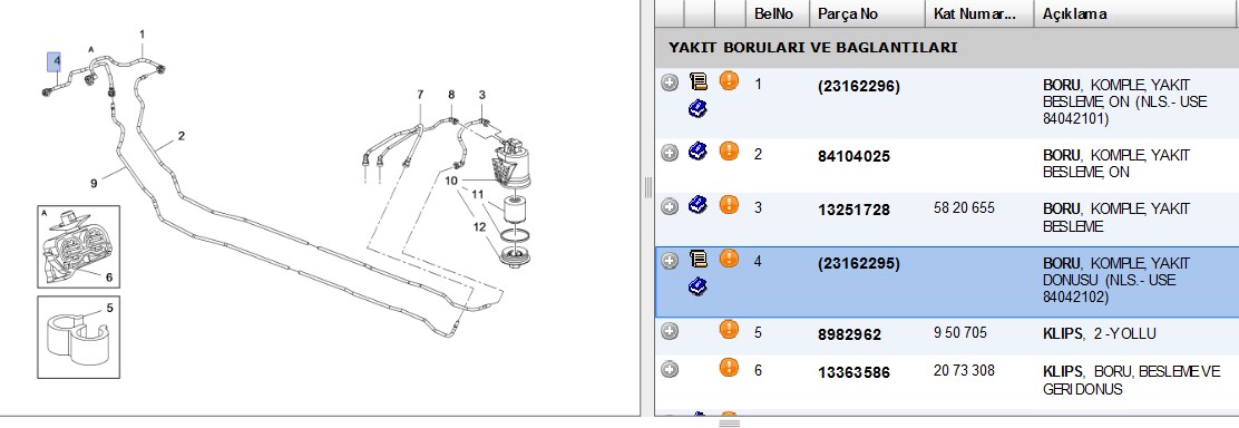 Yakıt Dönüş Borusu (Opel Insignia 1.6 CDTI)