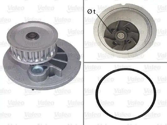 VALEO Opel Astra G Corsa C Vectra B 1.4/1.6 16V Kapaksız Su Pompası Contalı