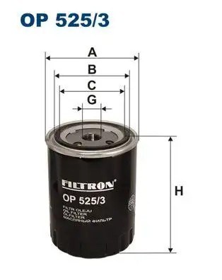FILTRON Volkswagen Passat B5 1.9 Tdi ve Audi A6 2.8 Vidalı Yağ Filtresi 85 mm