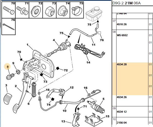 FREN MUSIRI PEUGEOT P206 P206 P406 P607