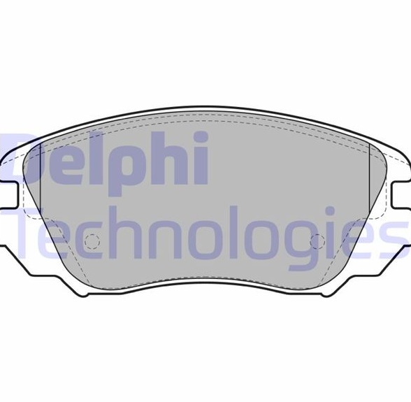 DELPHI Fren Balatası Ön (131 mm) (Opel Insignia, Buick Regal II, Chevrolet Malibu, Equinox, Aveo, Kalos, Saab 9-5)