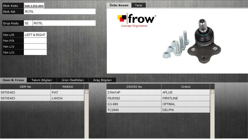 FROW Rotil Alt Sağ Sol (Fiat Bravo II)