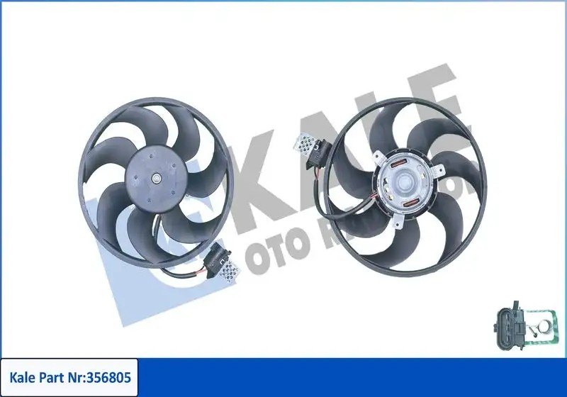 KALE Opel Astra H - Zafira B Fan Motoru 240 W 12V