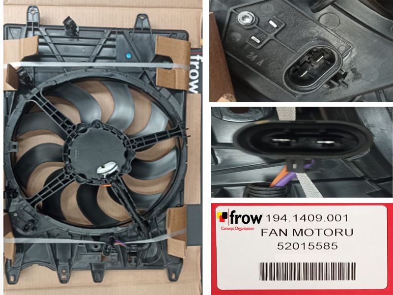 FAN MOTORU 390MM FIAT EGEA 13 MTJ (95 PS) 
