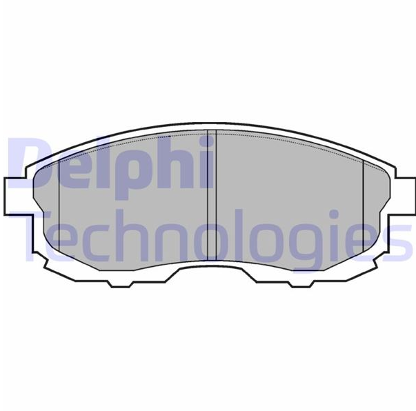 Delphi Fren Balatası Ön (137 mm) (NISSAN TEANA, MAXIMA, QX, JUKE, INFINITI G)