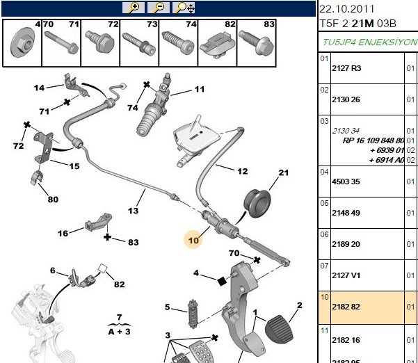 PSA Debriyaj Üst Merkezi (Peugeot 307, 307 YM, 308, C4 1.4 16V TU5JP4, 1.6 16V)