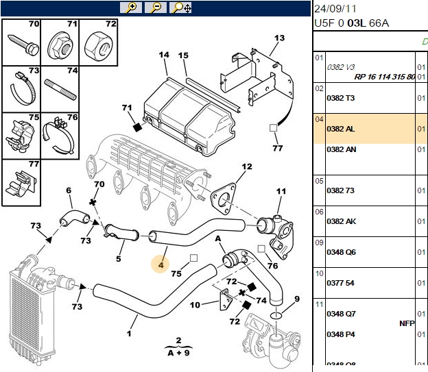 Turbo Intercooler Hortumu (Boxer 28 HDI)