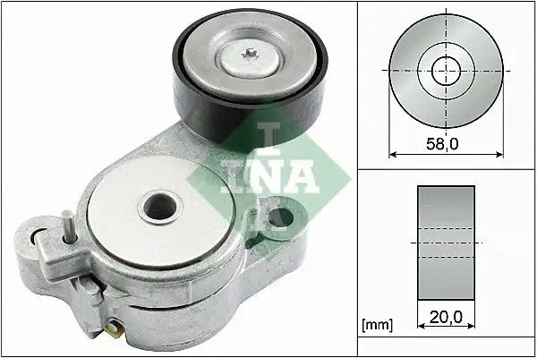 INA Volkswagen Jetta 3, Audi A1 1.4 Tfsi Alternatör V-Kayış Gergi Rulmanı 58 mm