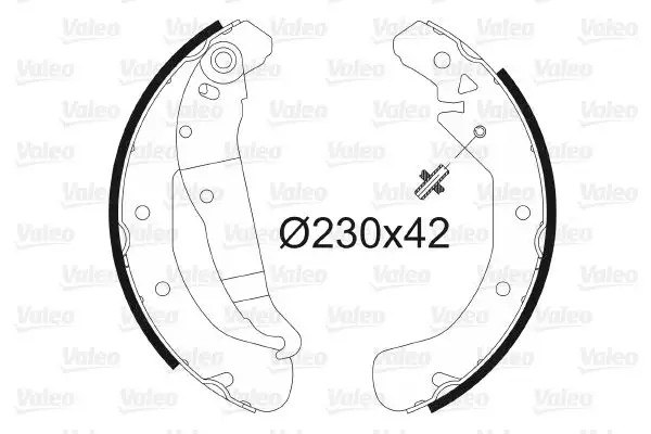 VALEO Opel Astra G, Astra H, Zafira 1.6 Arka Fren Balatası 230 mm
