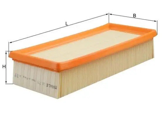 MAHLE Land Rover Freelander 2.0 Hava Filtresi 269 x 118 x 57,3 mm