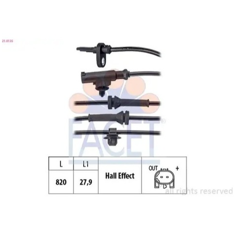 Facet 210135 Abs Sensoru On 895420h020 B000698080