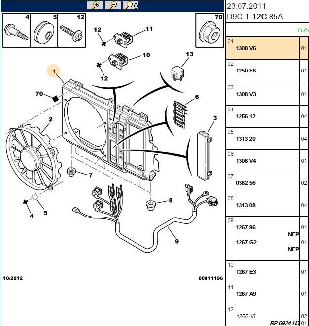 Fan Davlumbazı 406/YM DW10ATED Ürt-Baş:09155