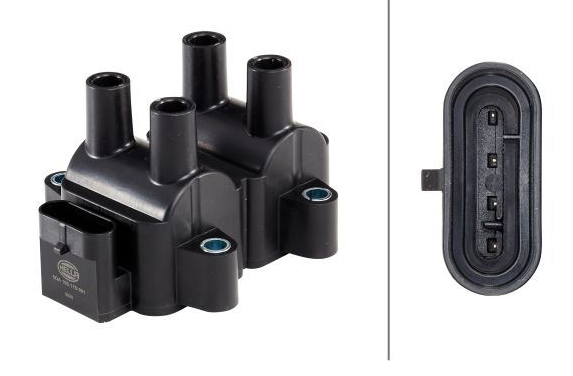 HELLA Ateşleme Bobini (Renault Clio II, Kangoo 1.4, Symbol, Thalia 1.4, Logan, Dokker II)