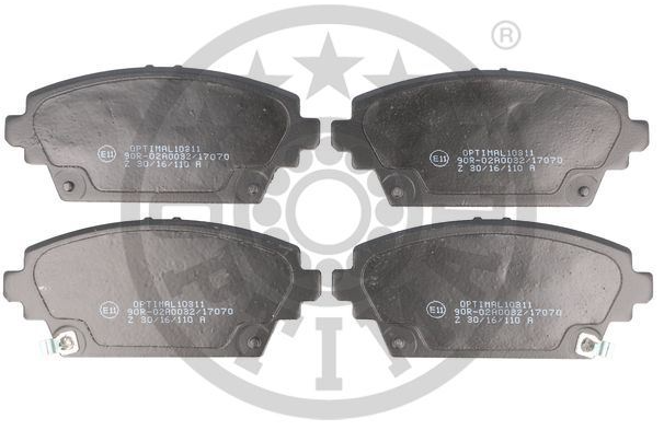 Fren Balatası Ön (131 mm) Accord VII 98-05 (OPTIMAL)