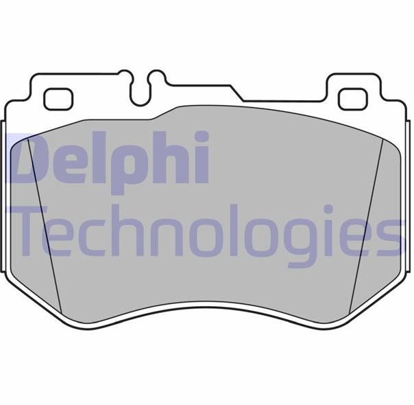 DELPHI Fren Balatası Ön (Mercedes W205 13-)