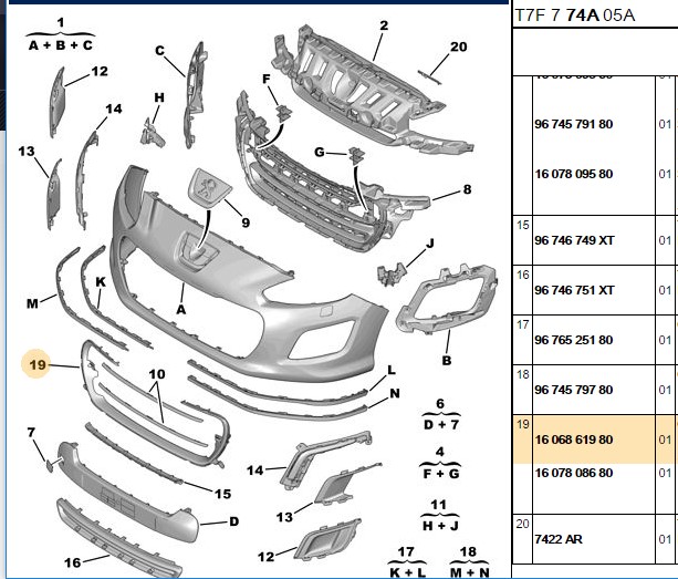 On Panjur (Krom Çerçeve) Peugeot 308 2011