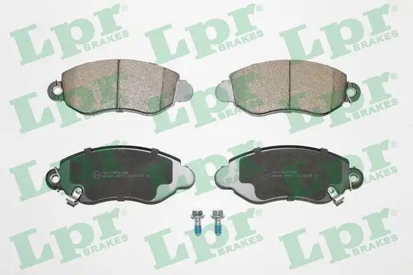 LPR Fiat Idea 1.3 ve 1.4 Ön Fren Balatası 168 mm