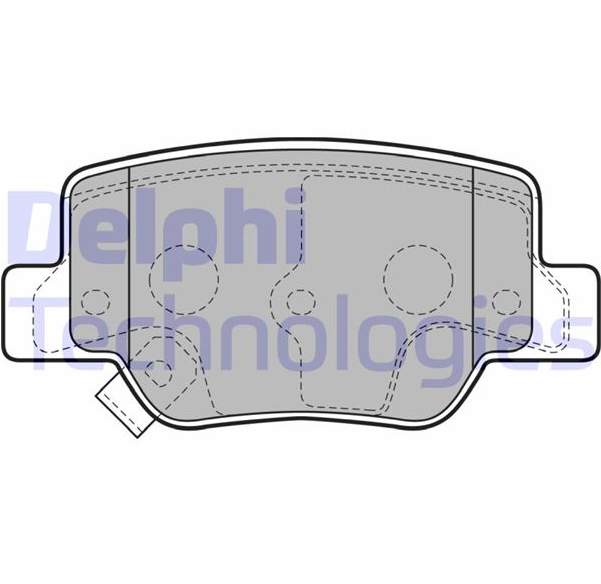 Delphi Fren Balatası Arka (102 mm) (Toyota Verso 1.6DT 09-)