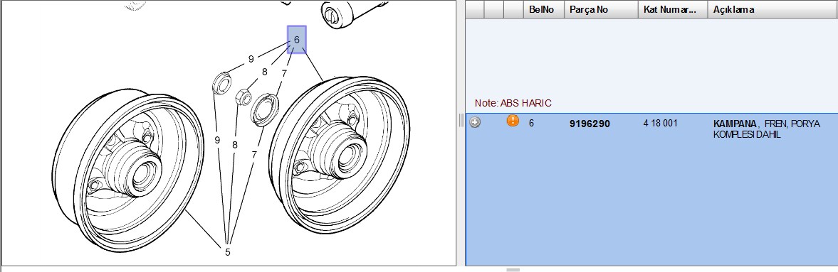 KAMPANA ARKA ABS LI F08-F68 CORSA C * (418001)