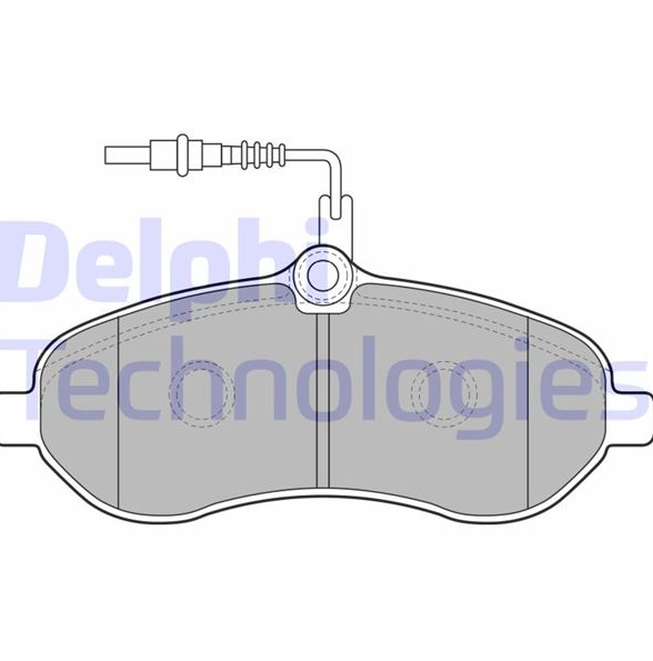 Delphi Fren Balatası Ön (Fiat Scudo, Peugeot Expert, Citroën Jumpy)