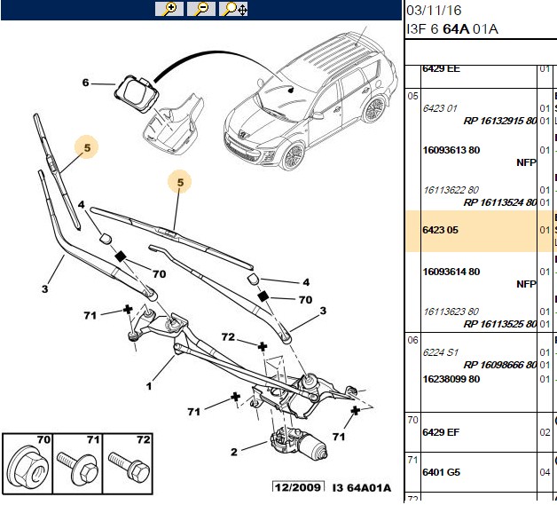 VALEO Mazda 323 Honda Cr-V Audi A4 Silecek Süpürgesi 530 mm